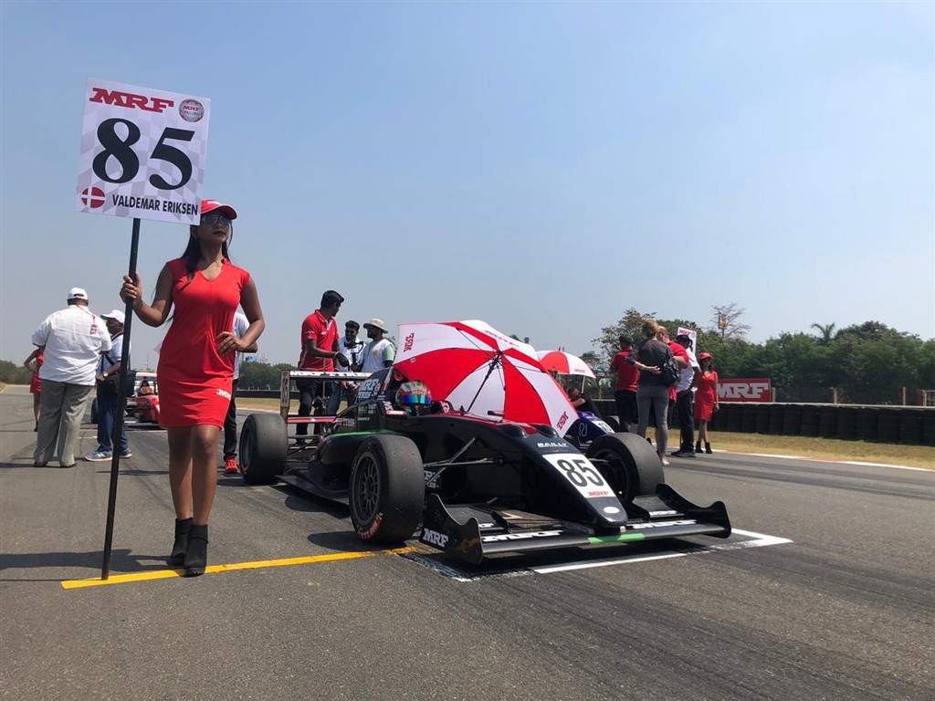 Valdemar på første startrække til Løb 6
(Foto: Mikkel Jensen Racing)